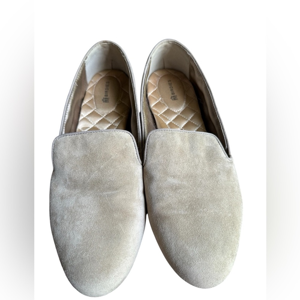 Birdies Women's latte/gray Starling, Slip-On Flats loafers Size 9